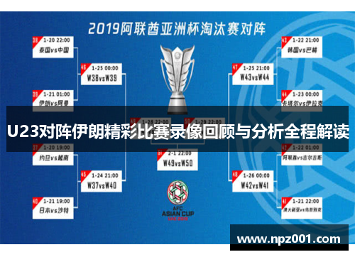 U23对阵伊朗精彩比赛录像回顾与分析全程解读